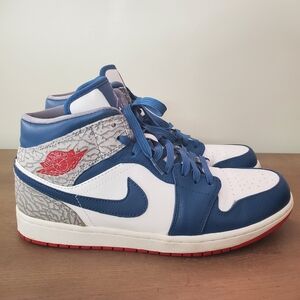 SOLD Nike Air Jordan 1 Mid "True Blue" Sneakers Size 10